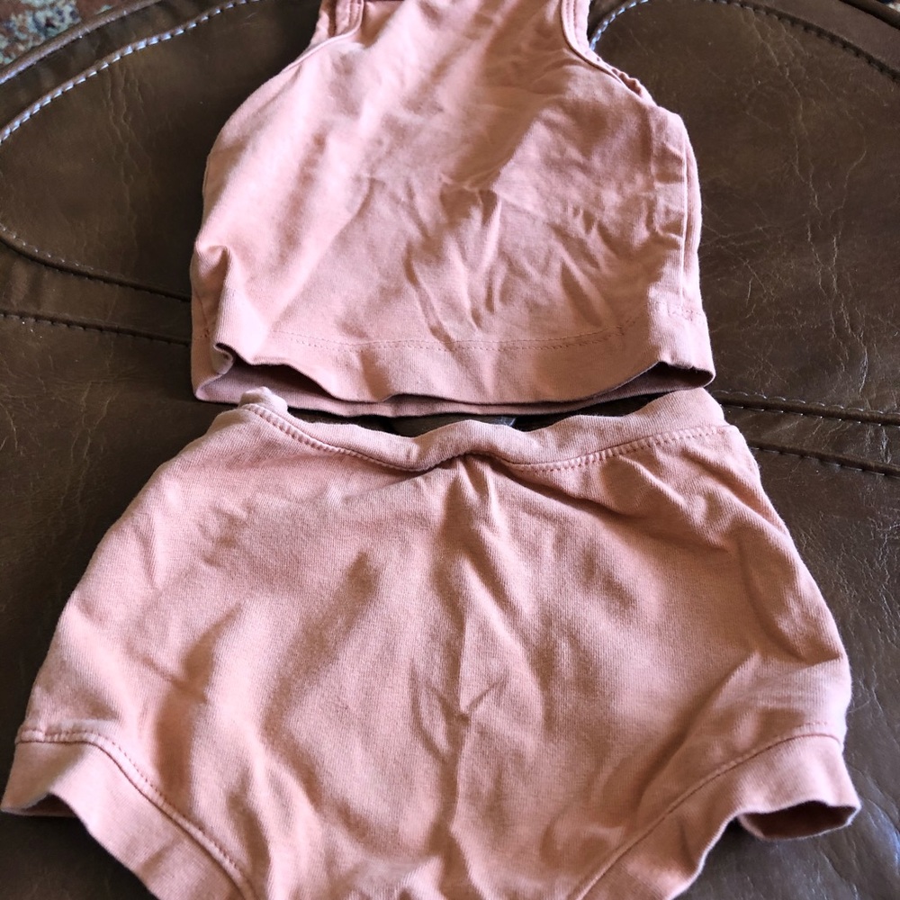 ARQ baby tank and bloomer in mauve